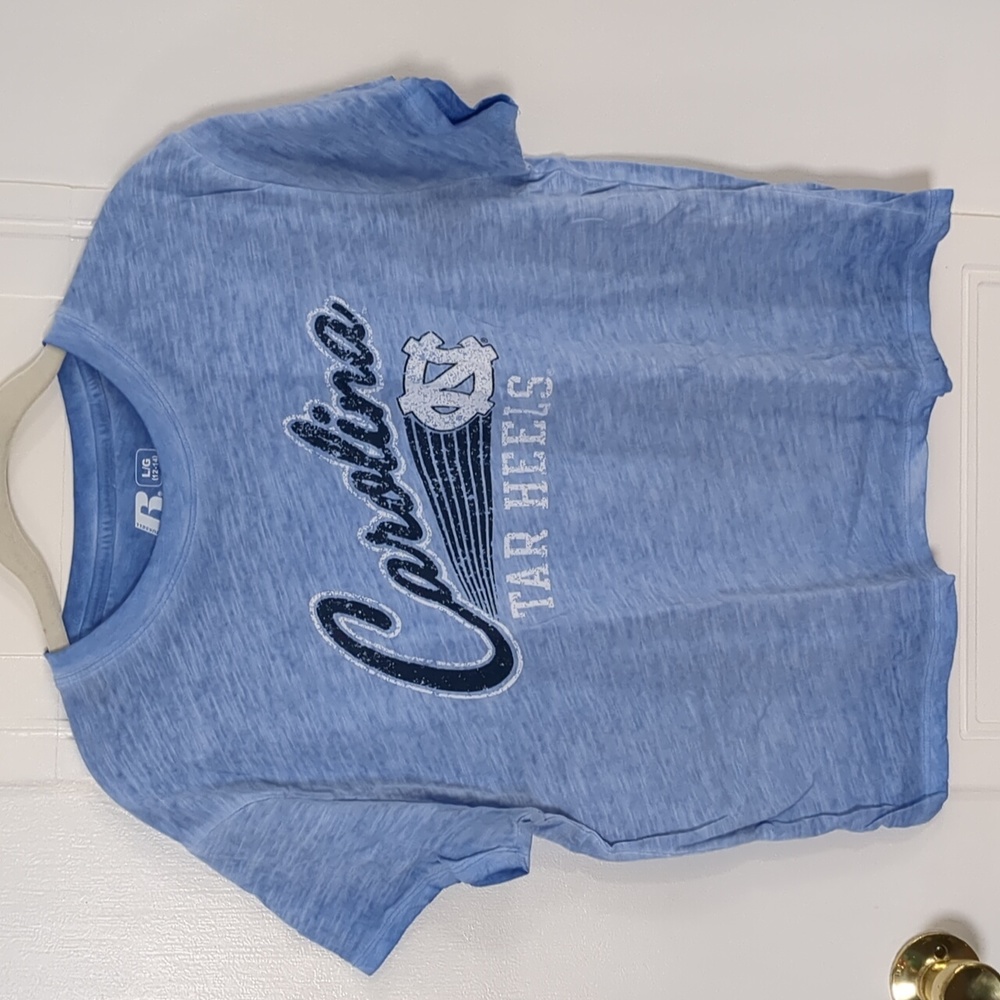 Russell Carolina Tar Heels tshirt, blue, Size Large